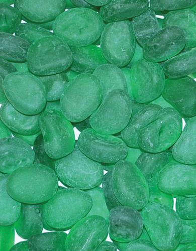Glass Pebble - Green